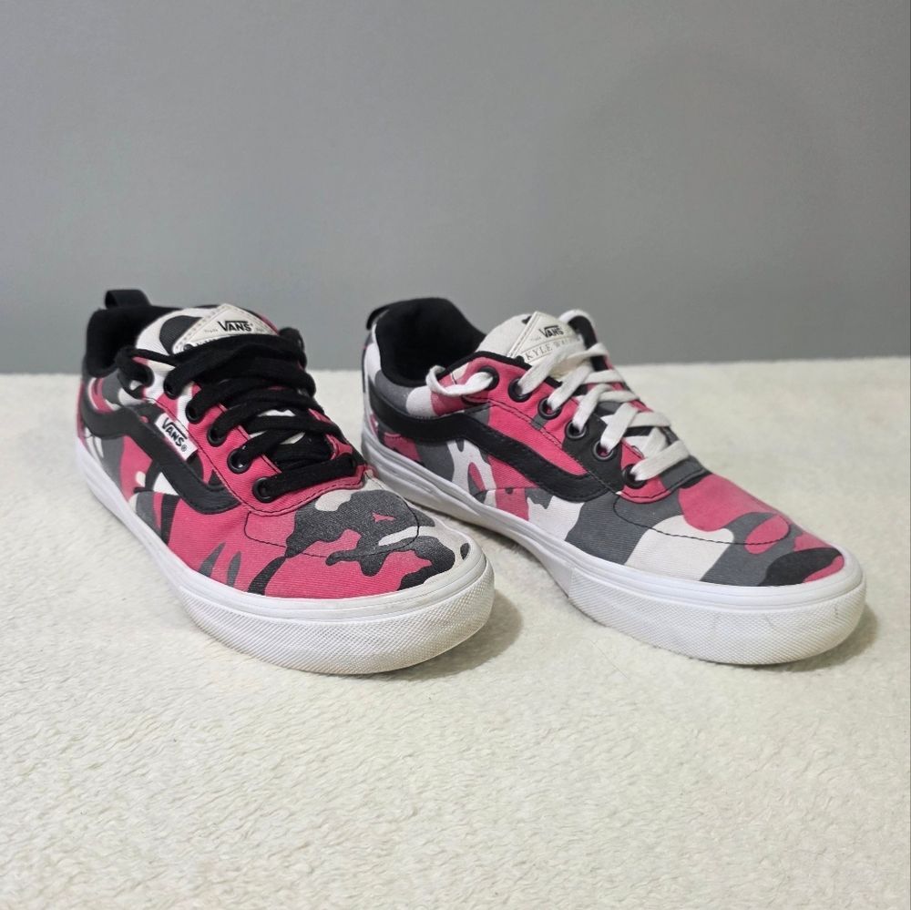 Vans Kyle Walker Pro Skate Shoes Sneakers Streetwear Cyberpunk Y2k Army Camo.5.5 - Picture 3 of 11